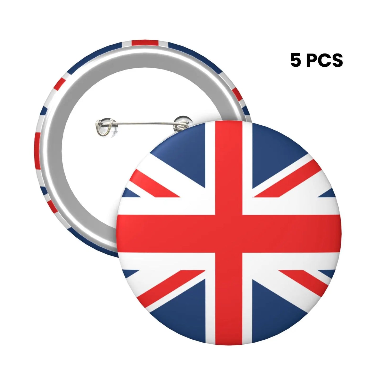 British Flag Badge 58mm β Union Jack Pin for Bags & Clothes