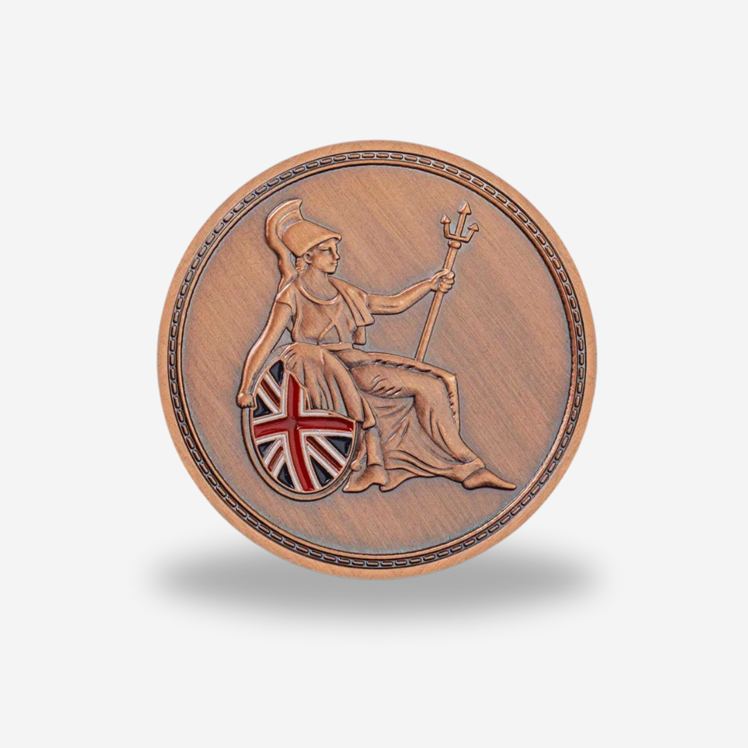 British Assault Rifle SA80 Bronze Commemorative Coin