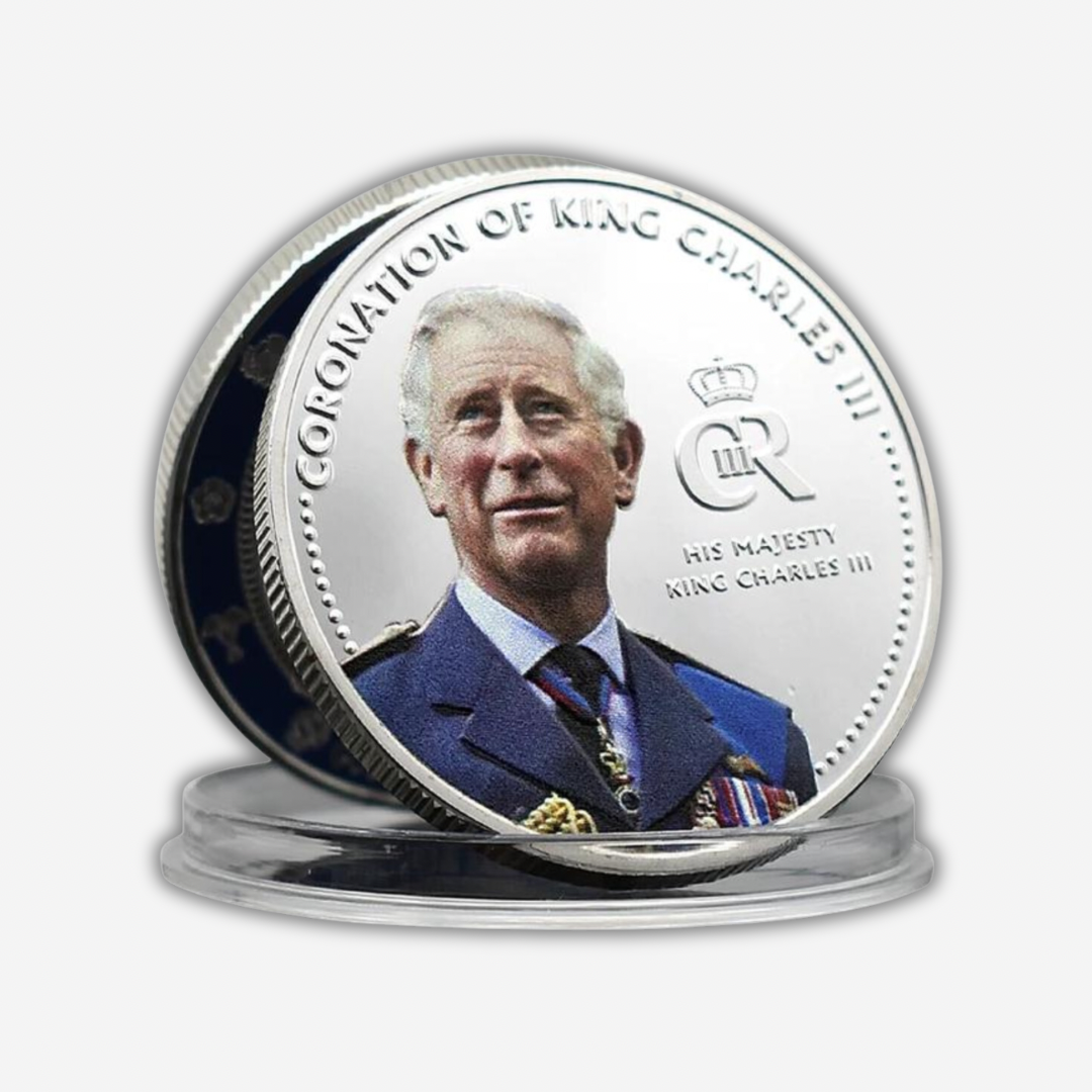 Limited Edition | Charles III Gold Commemorative Coins with Embossed Printing