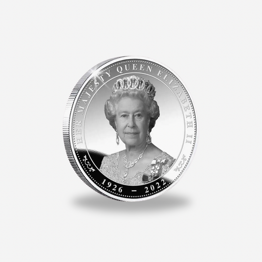 Queen Elizabeth II Silver Memorial Coin