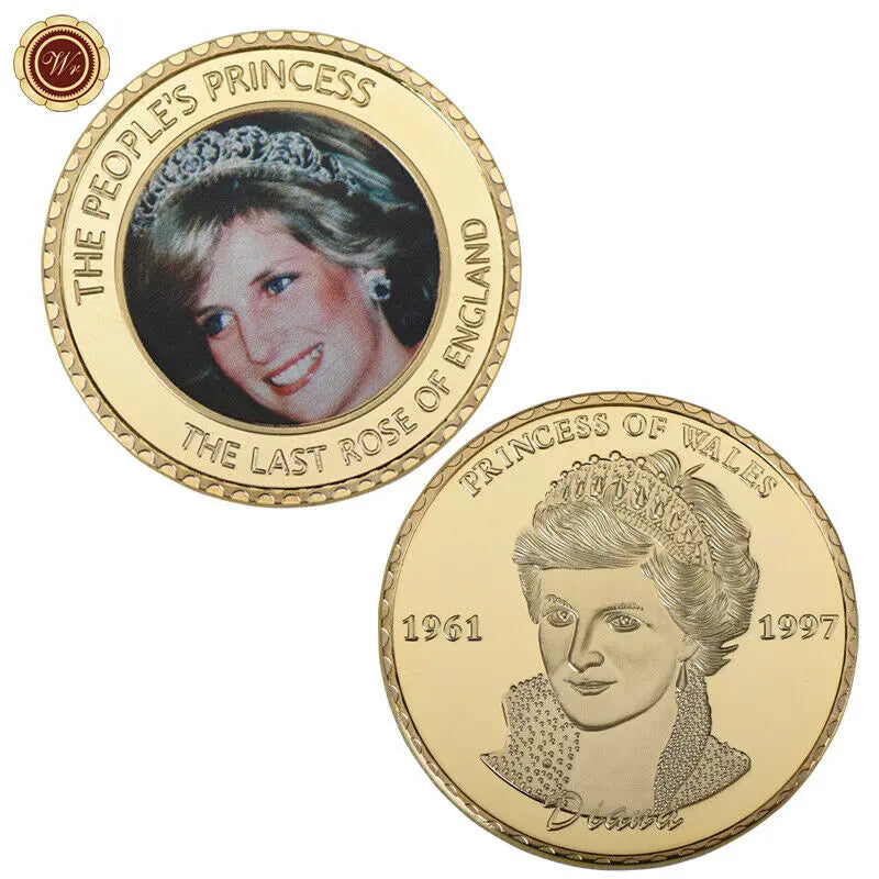 Princess Diana Gold Commemorative Coins Last Rose of England
