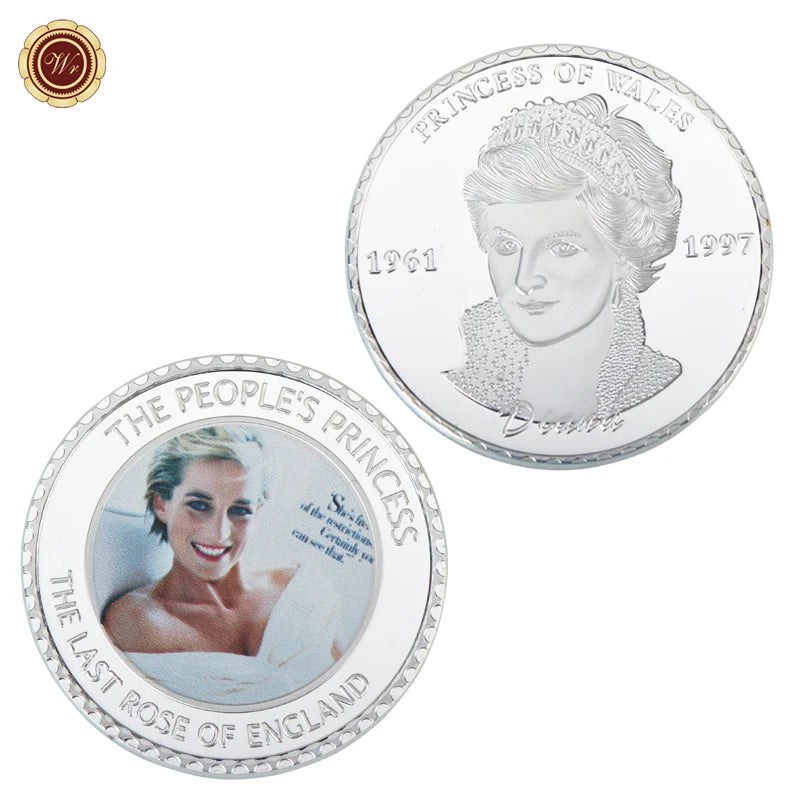 Princess Diana Gold Commemorative Coins Last Rose of England