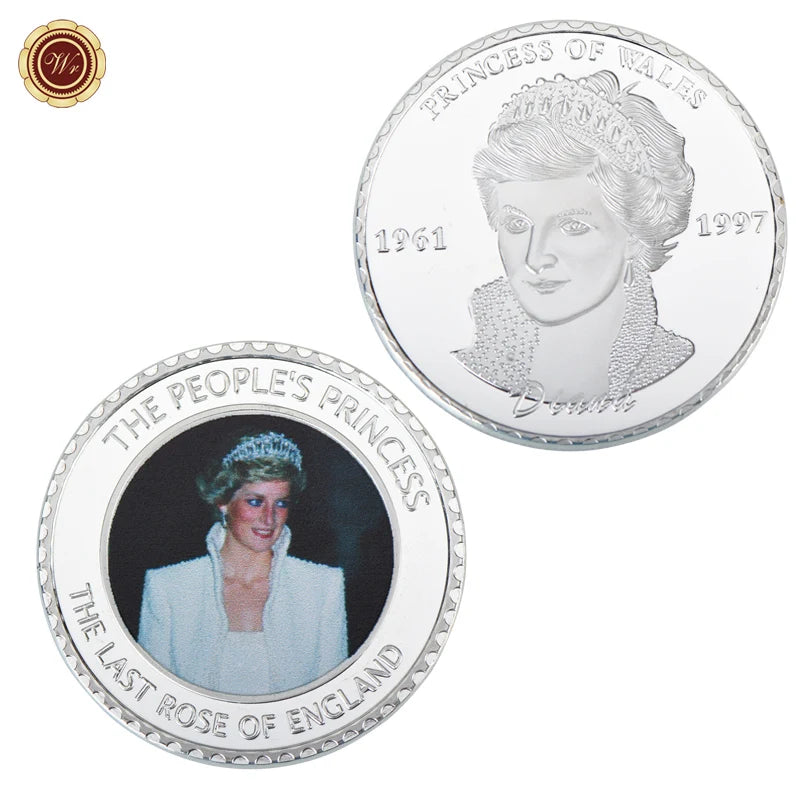 Princess Diana Gold Commemorative Coins Last Rose of England