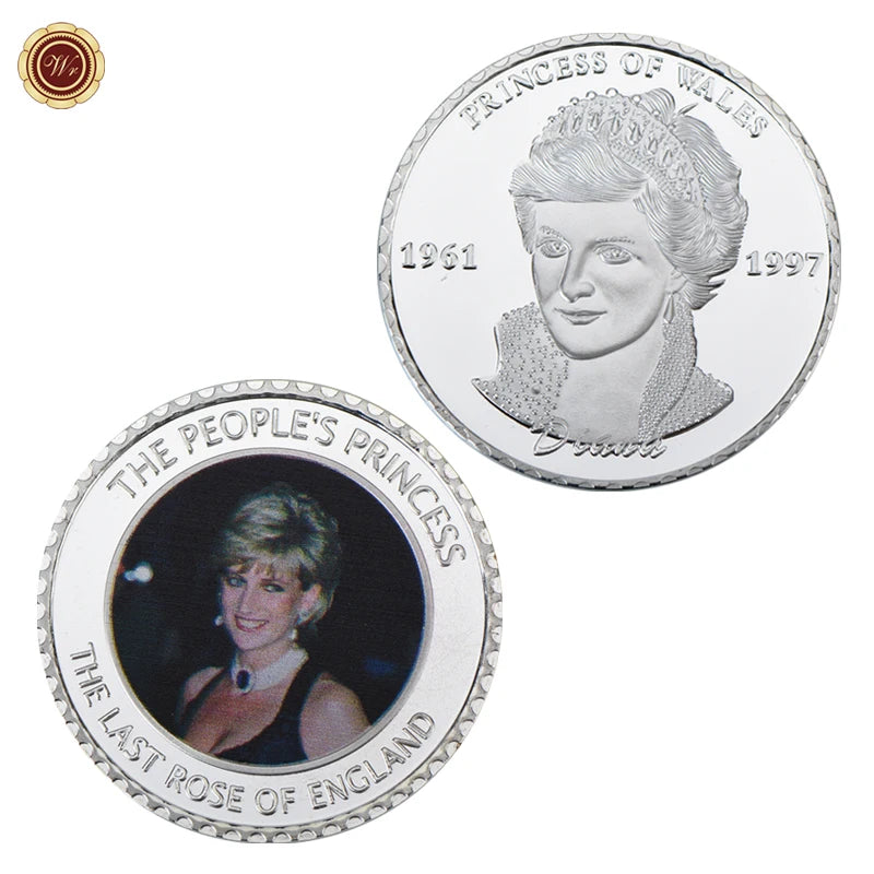 Princess Diana Gold Commemorative Coins Last Rose of England