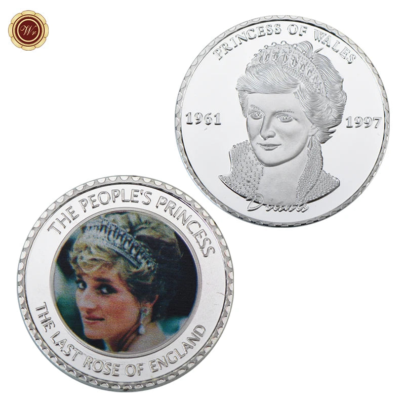Princess Diana Gold Commemorative Coins Last Rose of England