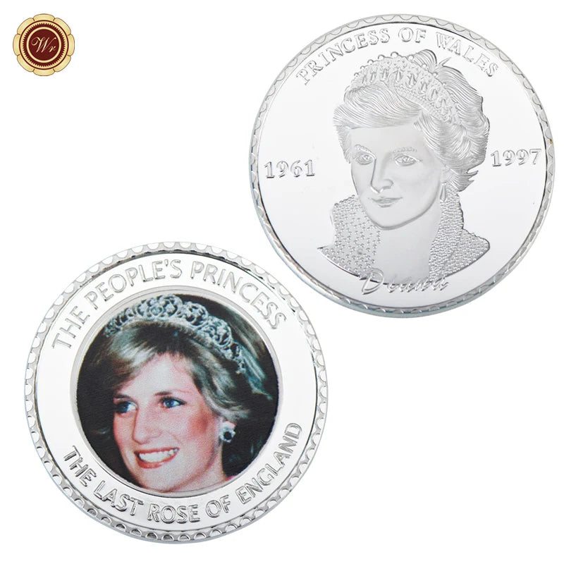 Princess Diana Gold Commemorative Coins Last Rose of England