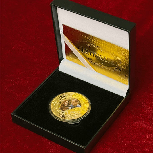 Prince William & Catherine Gold Commemorative Coins