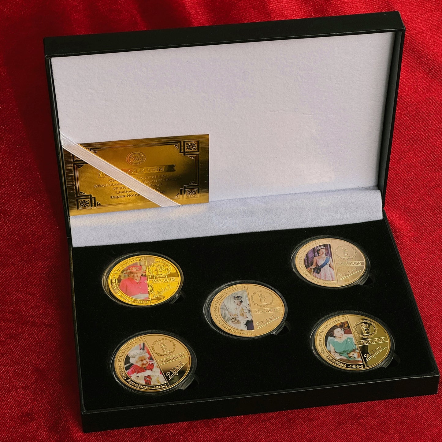 Collections - Queen Elizabeth II Gold Commemorative Coins