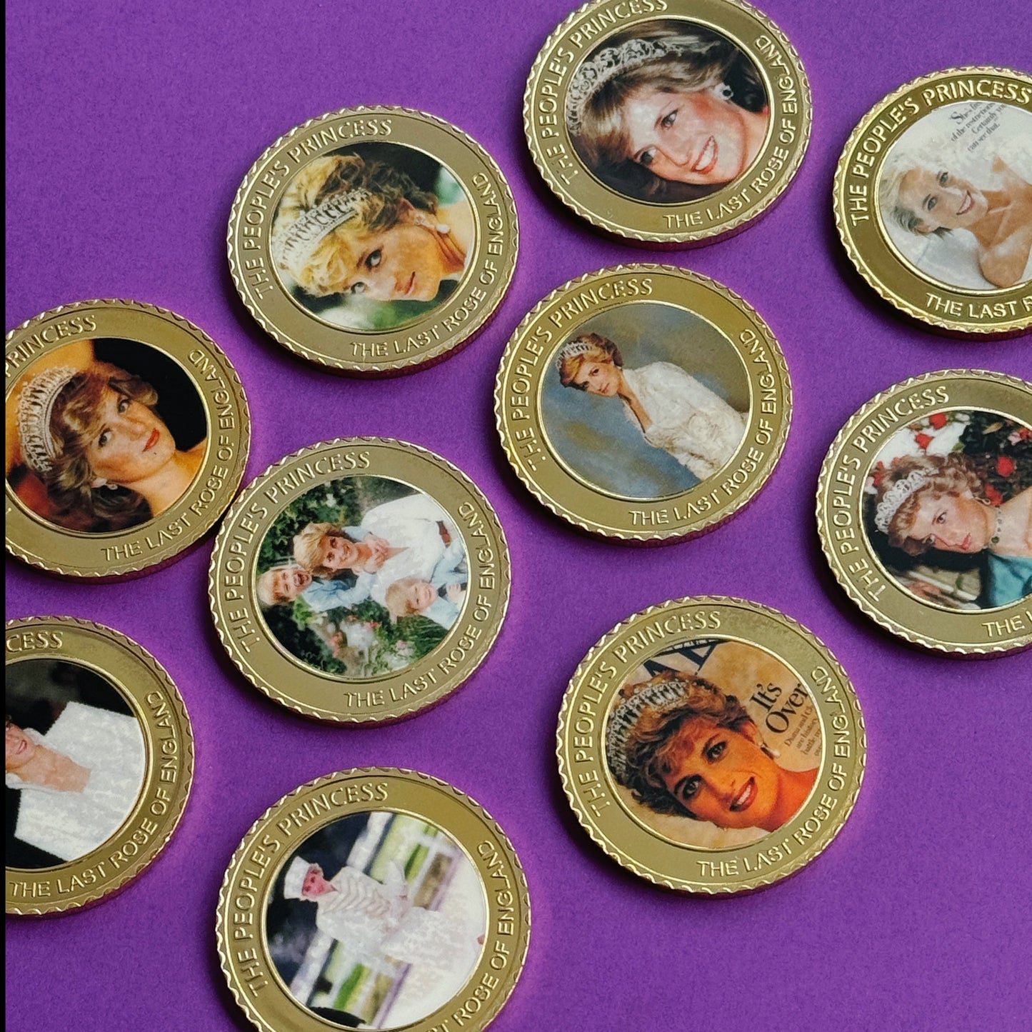 Diana Princess of Wales Gold Commemorative Coins