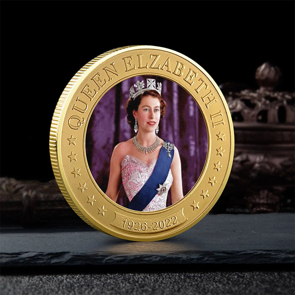 1926-2022 Queen Elizabeth II Portrait Gold Commemorative Coin