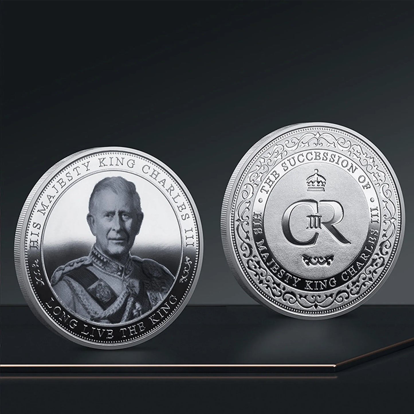 Charles III Succession Silver Commemorative Coin – Limited Edition