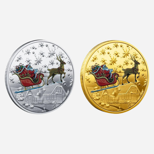 2024 Christmas Commemorative Santa Claus Gold Coins