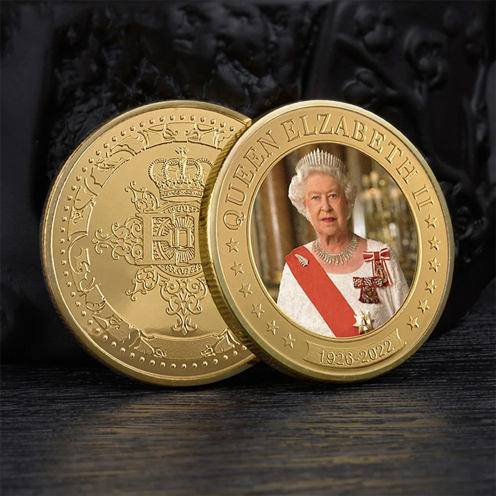 1926-2022 Queen Elizabeth II Portrait Gold Commemorative Coin