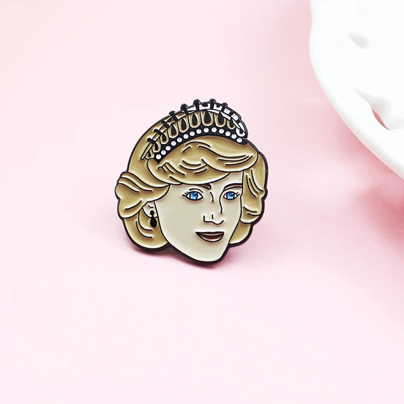 Princess Diana Enamel Pin