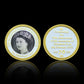 6pcs Queen Gold Coins with Exquisite Wooden Box