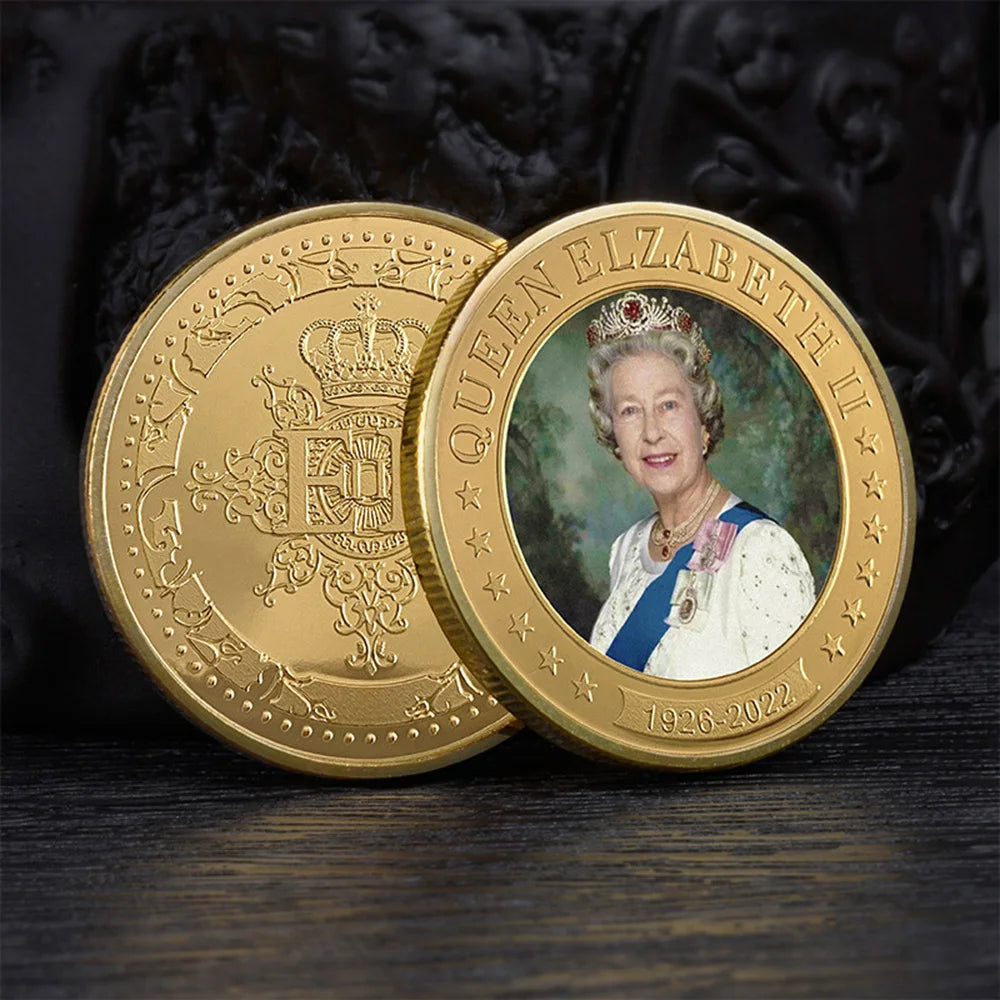 1926-2022 Queen Elizabeth II Portrait Gold Commemorative Coin