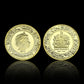 6pcs Queen Gold Coins with Exquisite Wooden Box