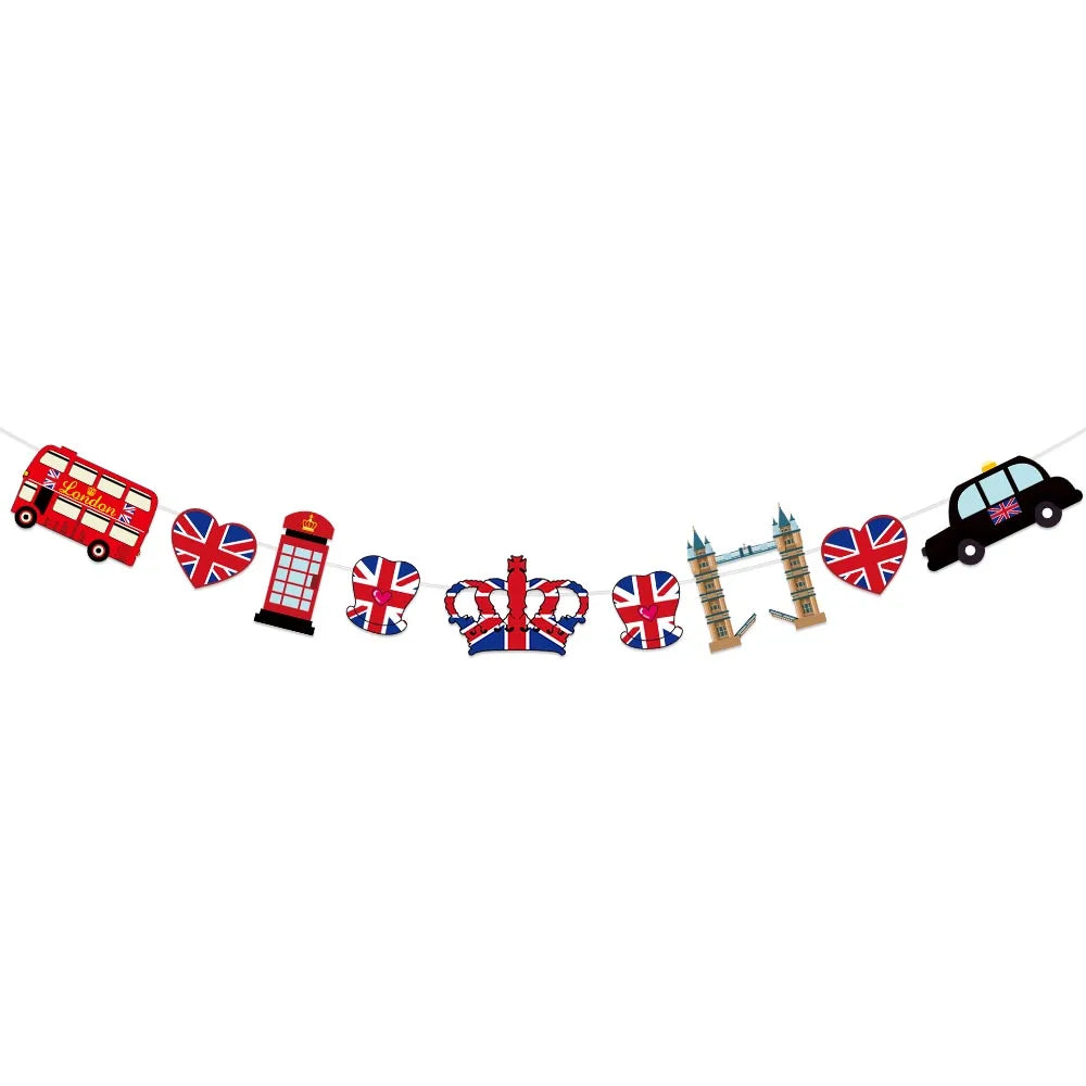 British Flags Party Decorations