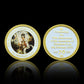 6pcs Queen Gold Coins with Exquisite Wooden Box