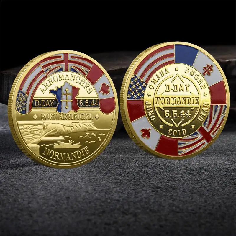 World War II Normandy Commemorative Gold Coin