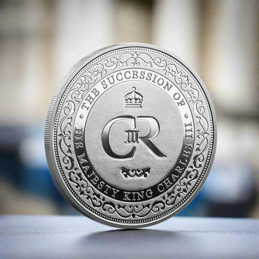 Charles III Succession Silver Commemorative Coin – Limited Edition