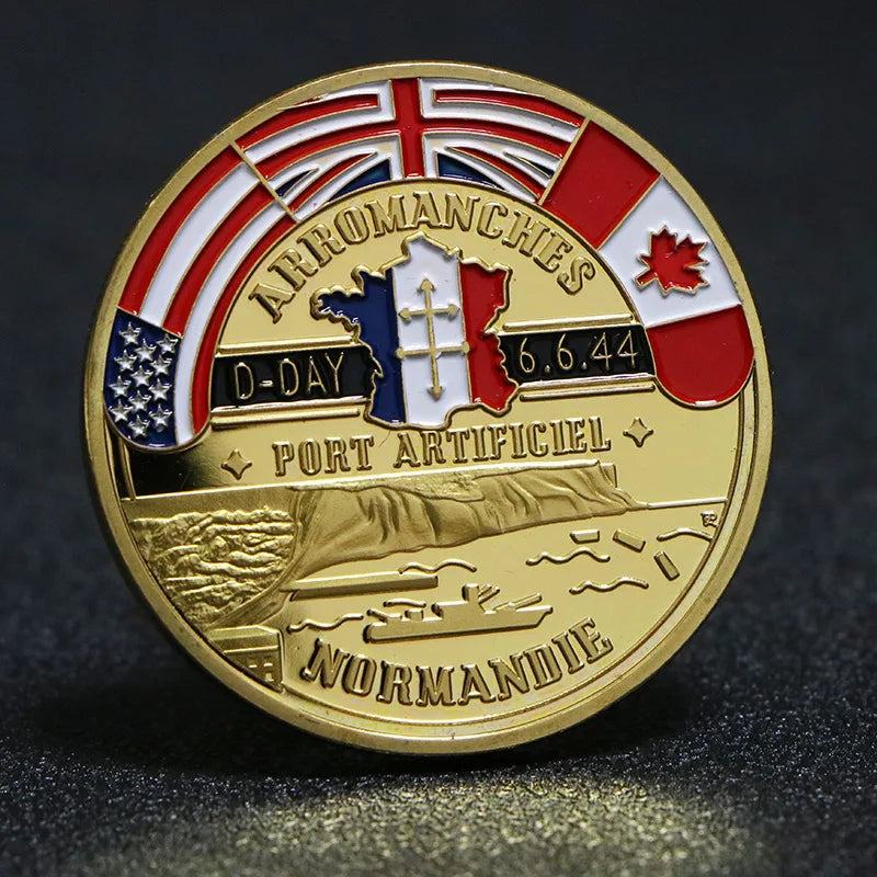 World War II Normandy Commemorative Gold Coin