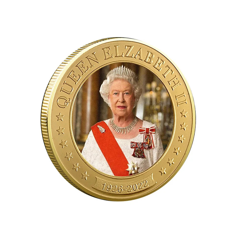 1926-2022 Queen Elizabeth II Portrait Gold Commemorative Coin