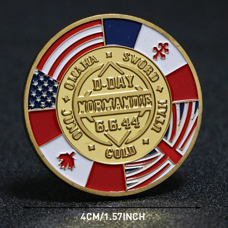 World War II Normandy Commemorative Gold Coin