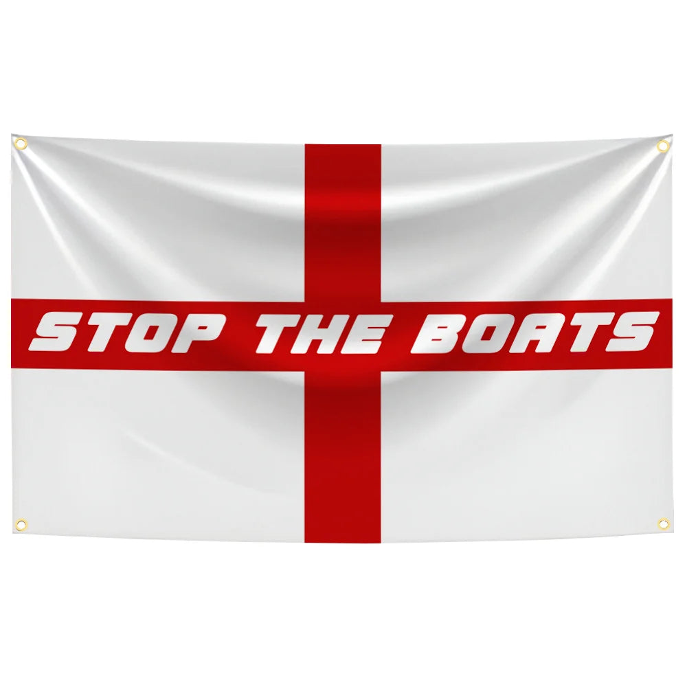England St George Cross & British Flag