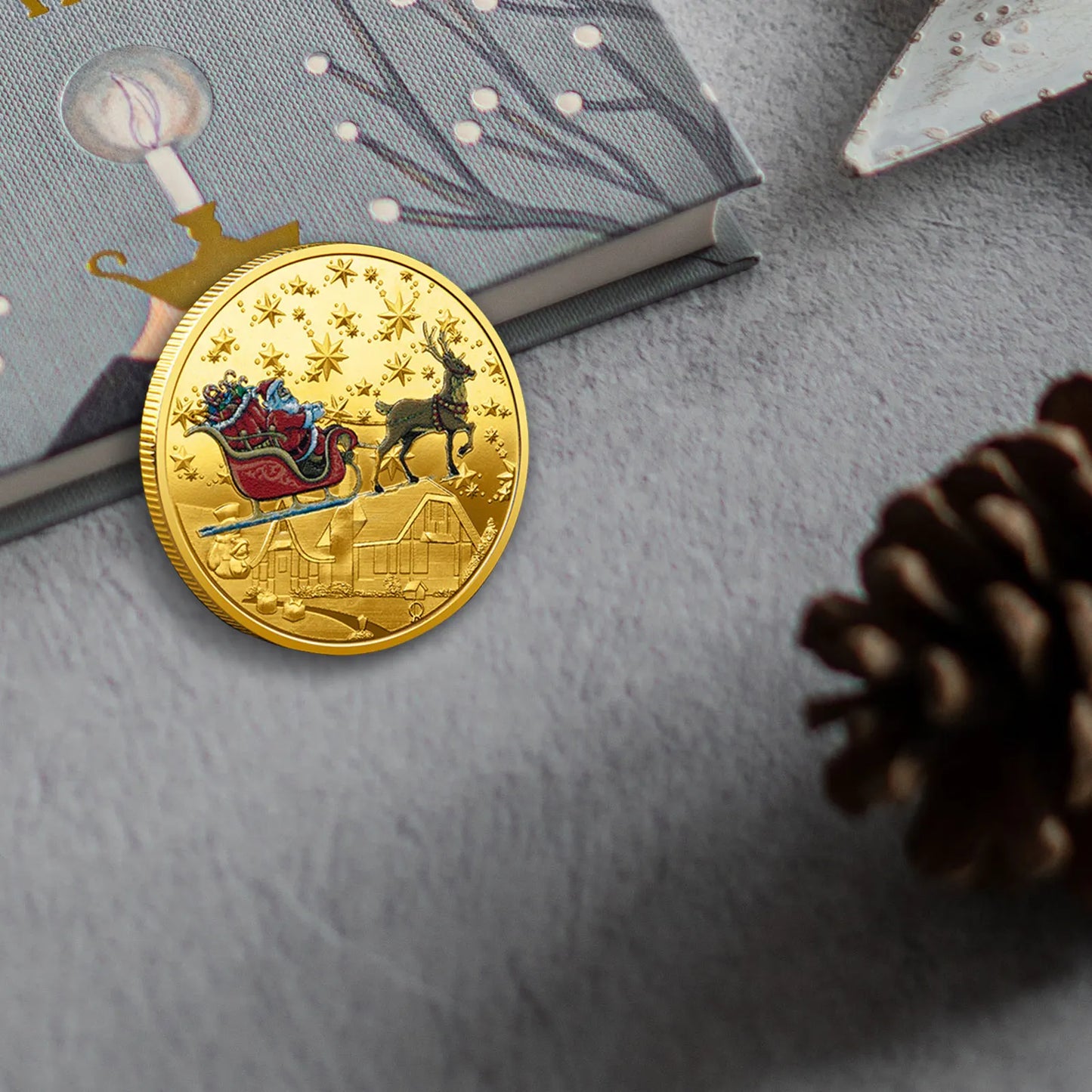 2024 Christmas Commemorative Santa Claus Gold Coins