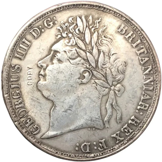 1822 Great Britain Crown British Silver Coin