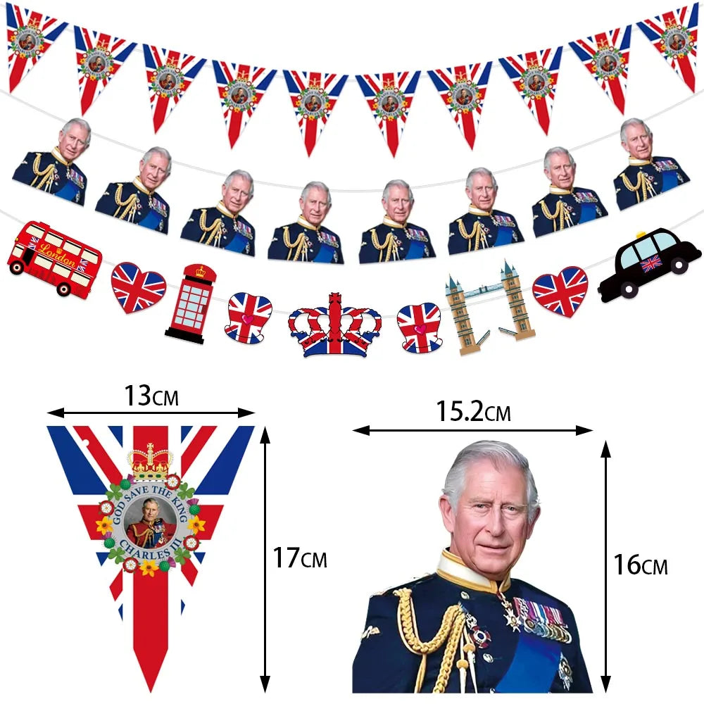 British Flags Party Decorations