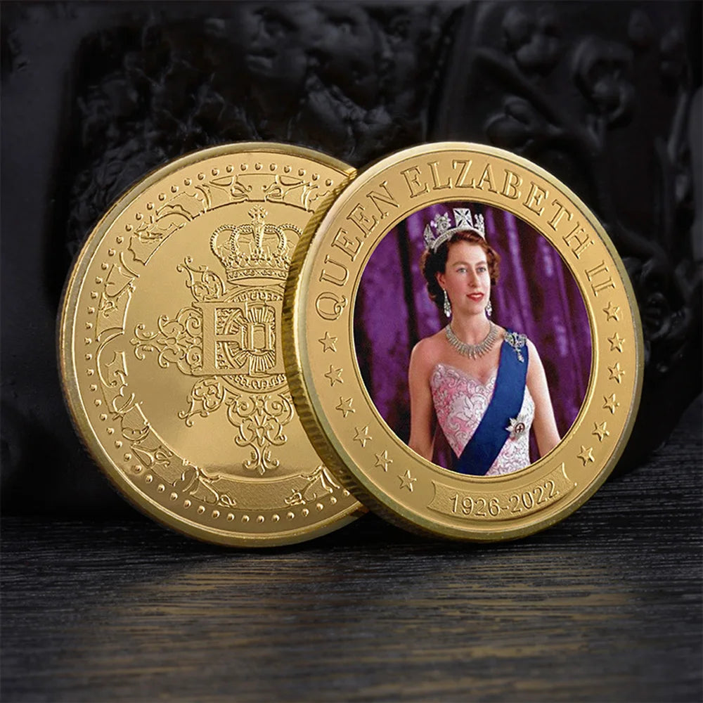 1926-2022 Queen Elizabeth II Portrait Gold Commemorative Coin