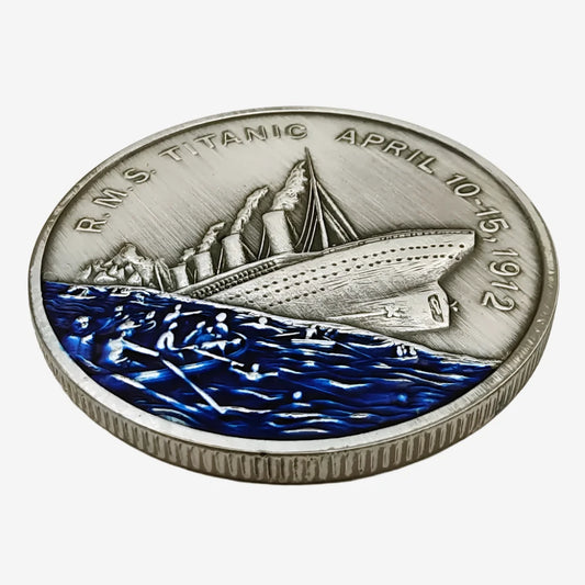 Titanic Ocean Blue Silver Commemorative Coin