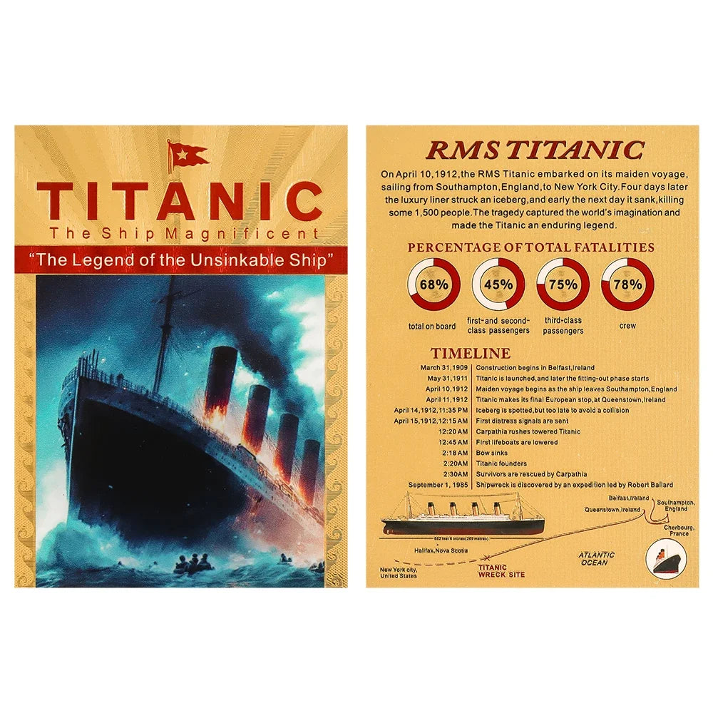 RMS Titanic: The Legend of the Unsinkable Ship - Commemorative Collectible Card Set