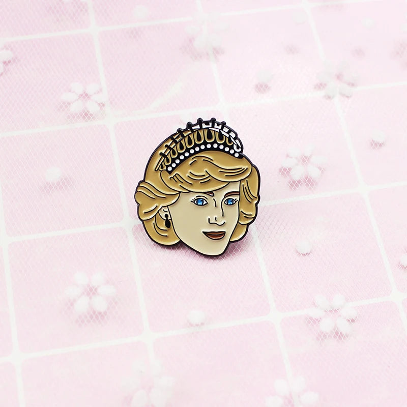 Princess Diana Enamel Pin