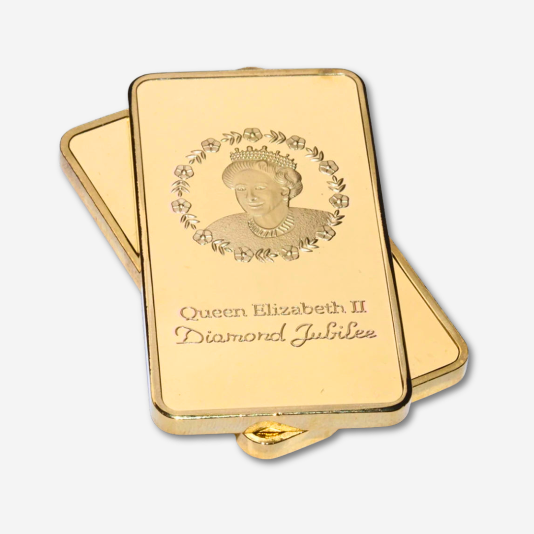 2022 Elizabeth's Death Memorabilia Gold Bar