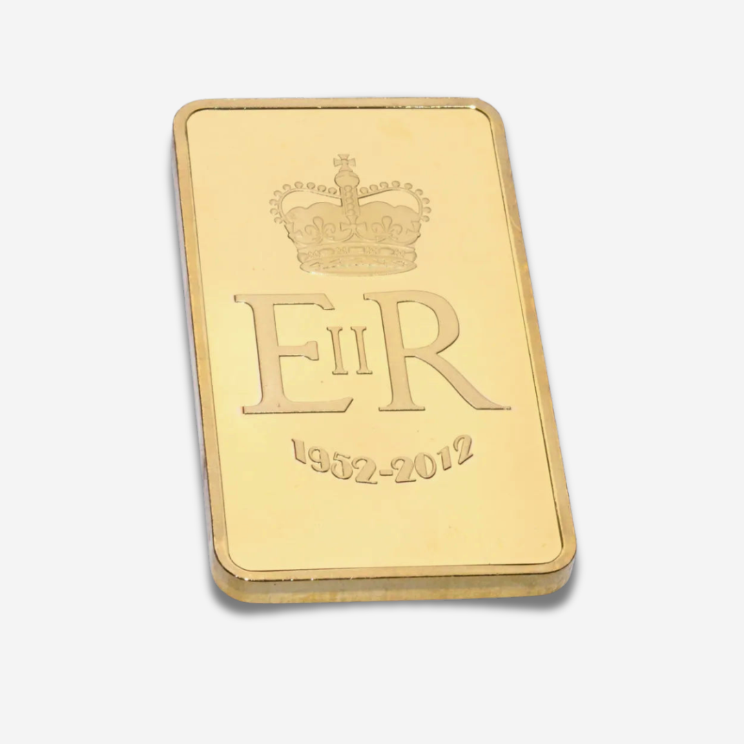 2022 Elizabeth's Death Memorabilia Gold Bar