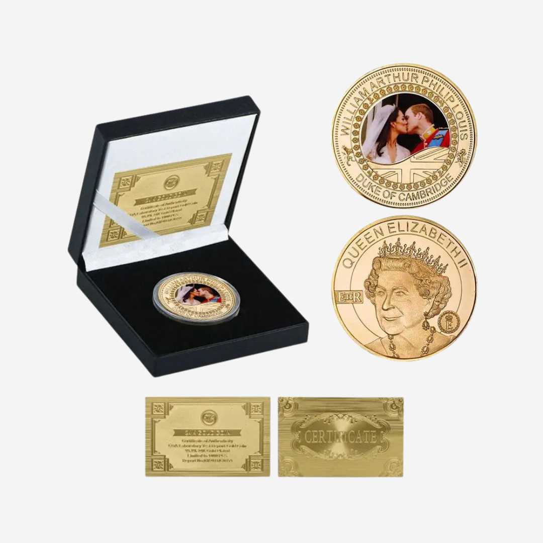 Prince William & Catherine Gold Commemorative Coins